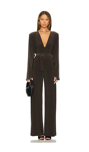 Dolman V Neck Jumpsuit With Shoulder Pads in . Size M. Also in S, XS - Norma Kamali - Modalova
