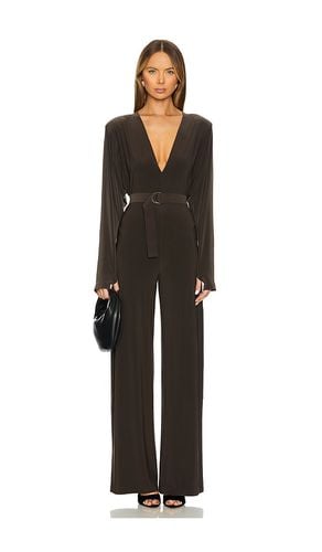 Dolman V Neck Jumpsuit With Shoulder Pads in . Size M, S - Norma Kamali - Modalova