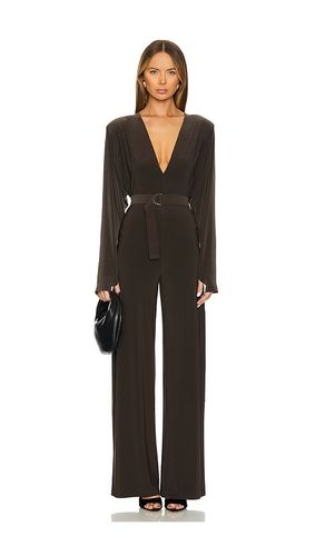 Dolman V Neck Jumpsuit With Shoulder Pads in . Taglia M, S - Norma Kamali - Modalova