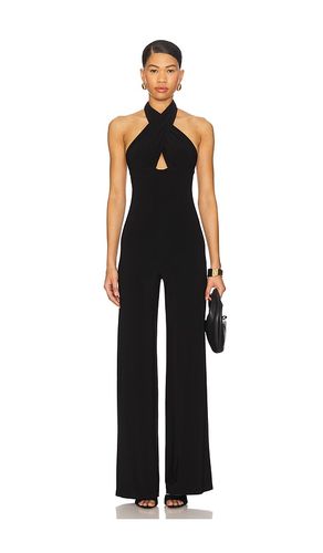 Halter Straight Leg Jumpsuit in . - size L (also in M, S, XL, XS) - Norma Kamali - Modalova