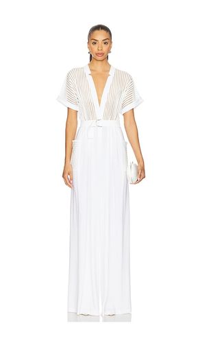 Geralyn Jumpsuit in White. - size L (also in M) - Norma Kamali - Modalova