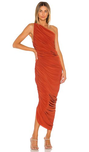 Vestido largo diana en color burnt orange talla L en - Burnt Orange. Talla L (también en S, XS, XXS) - Norma Kamali - Modalova