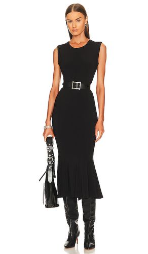 Vestido midi fishtail en color talla L en - Black. Talla L (también en M, XL) - Norma Kamali - Modalova