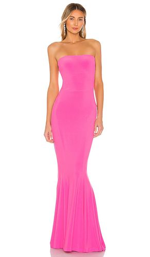 Vestido de fiesta sin tirantes en color rosado talla L en - Pink. Talla L (también en M, S, XL, XS, XXS) - Norma Kamali - Modalova