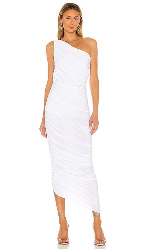 Vestido largo un hombro diana en color blanco talla L en - White. Talla L (también en M, S, XS, XXS) - Norma Kamali - Modalova