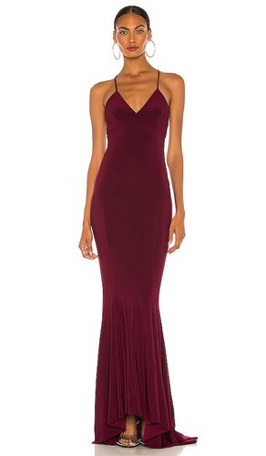 X REVOLVE Low Back Slip Mermaid Fishtail Gown in . Taglia M - Norma Kamali - Modalova