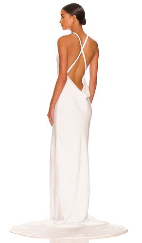 Cross Back Bias Gown in White. - size L (also in M) - Norma Kamali - Modalova