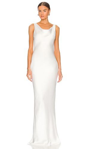 Vestido largo maria en color blanco talla L en - White. Talla L (también en M, S, XL, XS) - Norma Kamali - Modalova