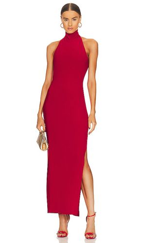 Halter Turtleneck Side Slit Gown in . - size L (also in M, S, XL, XXS) - Norma Kamali - Modalova