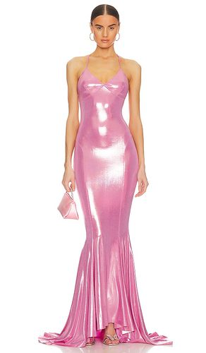 Vestido largo mermaid en color rosado talla L en - Pink. Talla L (también en M, XL) - Norma Kamali - Modalova
