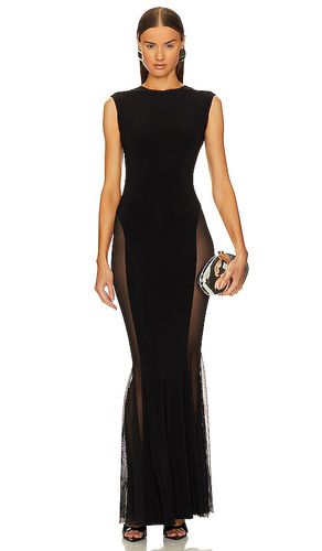 Sleeveless Crewneck Fishtail Gown With Mesh Sides in . Size M, S, XL - Norma Kamali - Modalova