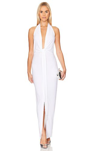 Tie Front Halter Gown in White. - size L (also in M, S, XL, XS, XXS) - Norma Kamali - Modalova