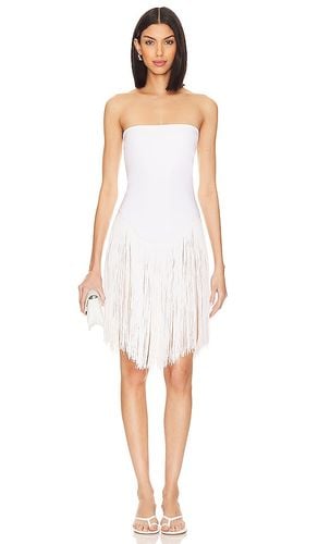 X REVOLVE Fringe Dress in White. - size L (also in M, S) - Norma Kamali - Modalova