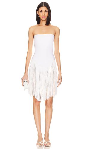 X REVOLVE Fringe Dress in White. - size L (also in M, S, XL, XS) - Norma Kamali - Modalova