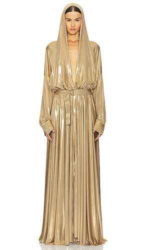 Vestido largo en color oro metálico talla M en - Metallic Gold. Talla M (también en L, S) - Norma Kamali - Modalova
