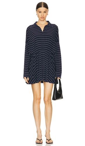 Super Oversized Shirt Flared Mini Dress in Navy. - size S (also in XL, XS) - Norma Kamali - Modalova