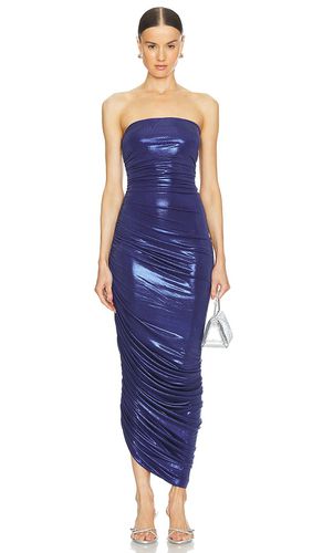 Vestido largo strapless diana en color azul talla S en - Blue. Talla S (también en M, XL, XS, XXS) - Norma Kamali - Modalova