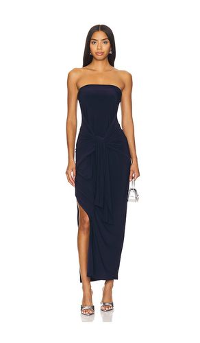 Strapless All in One Side Slit Gown in Navy. - size L (also in S, XS, XXS) - Norma Kamali - Modalova