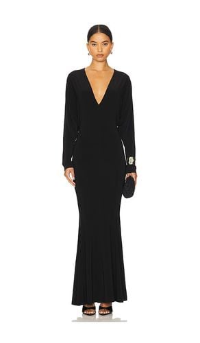 Dolman V Neck Fishtail Gown in . - size L (also in M, S, XXS) - Norma Kamali - Modalova