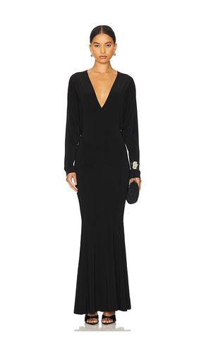 Dolman V Neck Fishtail Gown in . Taglia S, XS, XXS - Norma Kamali - Modalova