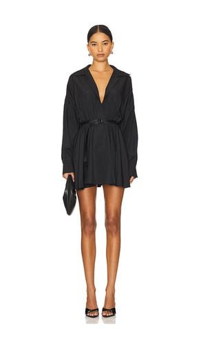 Oversized Shirt Flared Mini Dress in . - size L (also in M) - Norma Kamali - Modalova