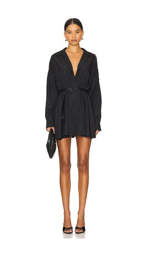 Oversized Shirt Flared Mini Dress in . - size L (also in M, XL, XXS) - Norma Kamali - Modalova