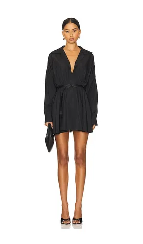 Oversized Shirt Flared Mini Dress in . - size S (also in XXS) - Norma Kamali - Modalova