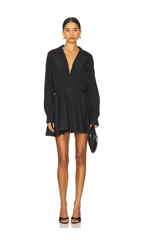 Oversized Shirt Flared Mini Dress in . - size S (also in XXS) - Norma Kamali - Modalova