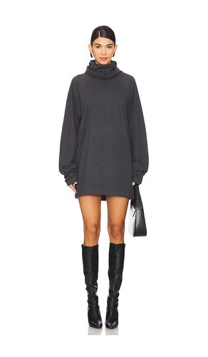 Oversized Raglan Sleeve Turtleneck Mini Dress in . Size XS, XXS - Norma Kamali - Modalova