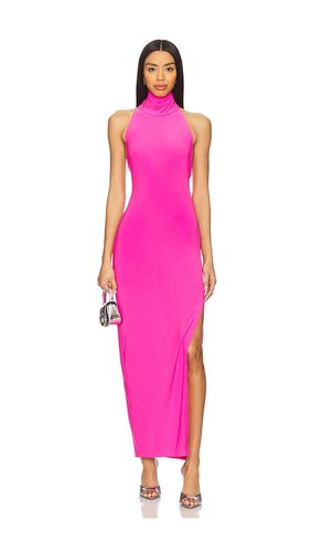 X REVOLVE Halter Turtleneck Side Slit Gown in . Taglia M. Also in S - Norma Kamali - Modalova