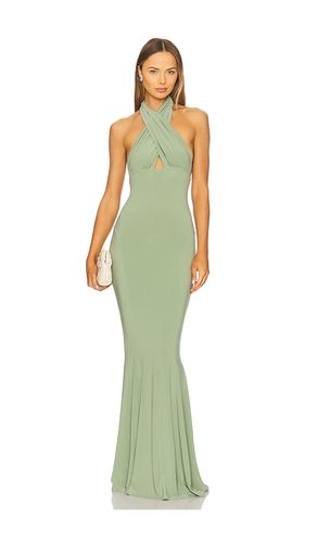 FISCHGRÄTKLEID NACKENTRÄGER ÜBERKREUZT in . Größe S. Also in M, L, XL - Norma Kamali - Modalova