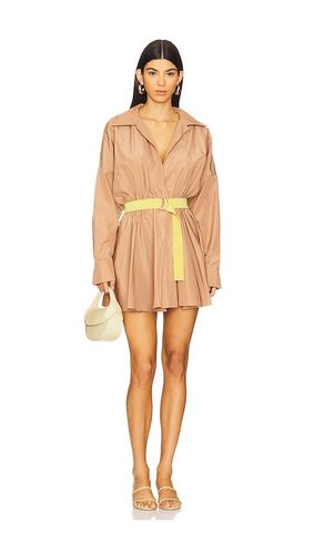 Super Oversized Shirt Mini Dress in Tan. - size L (also in M, S, XS, XXS) - Norma Kamali - Modalova