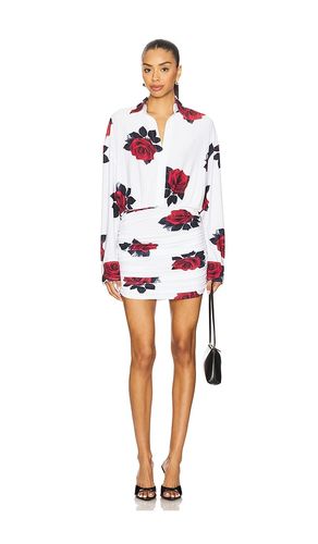 Boyfriend Neck Mini Dress in . Size L. Also in M, S, XL, XS - Norma Kamali - Modalova