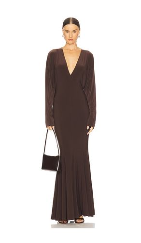 X REVOLVE Dolman V Neck Fishtail Gown in . - size L (also in M, S, XL, XS, XXS) - Norma Kamali - Modalova