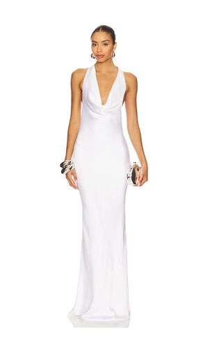 Halter Drape Bias Gown in White. - size XS (also in XXS, S, M, L) - Norma Kamali - Modalova
