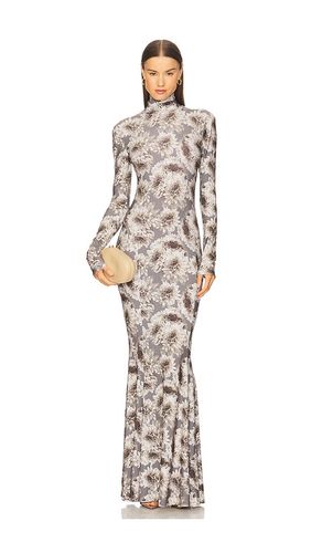 Long Sleeve Turtleneck Fishtail Gown in . Size L. Also in M, S, XS - Norma Kamali - Modalova