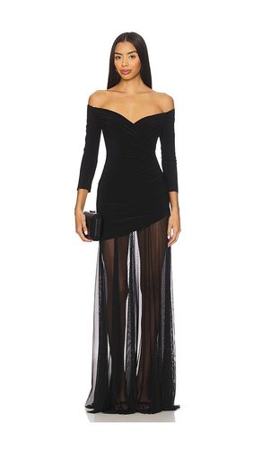 Off Shoulder Sweetheart Combo Flared Gown in . Taglia M. Also in S - Norma Kamali - Modalova