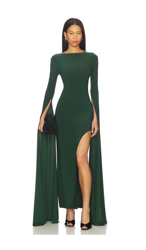 Open Back Ribbon Sleeve Wide Slit Gown in . Taglia M. Also in XS - Norma Kamali - Modalova