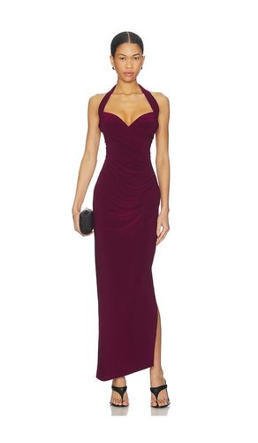 X REVOLVE Halter Sweetheart Side Drape Gown in . Size M. Also in S - Norma Kamali - Modalova