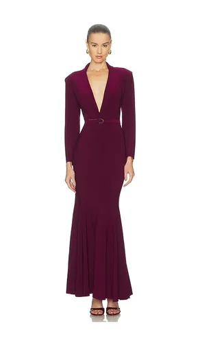 Single Breasted Fishtail Gown in Purple. - size S (also in XS) - Norma Kamali - Modalova