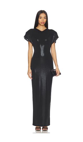 Cap Sleeve Shoulder Pad Long Dress in . Size M. Also in S, XS - Norma Kamali - Modalova