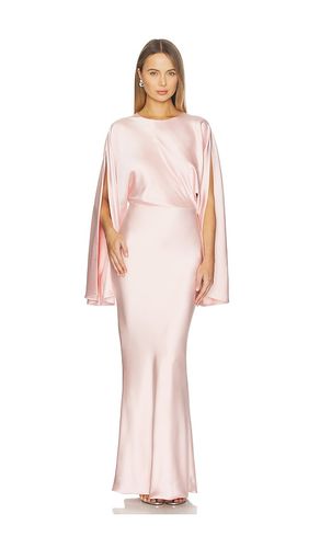 Reverse Obie Gown With Long Sleeve in Pink. - size M (also in S, XL, XS, XXS) - Norma Kamali - Modalova