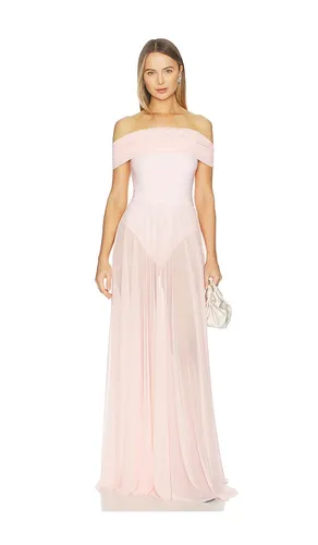 Sleeveless Cowl Neck Combo Flared Gown in . Size M. Also in L, S - Norma Kamali - Modalova