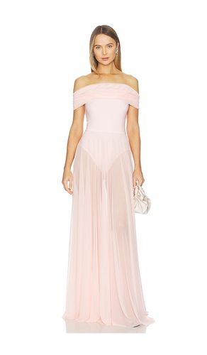 Sleeveless Cowl Neck Combo Flared Gown in . Size S. Also in M - Norma Kamali - Modalova