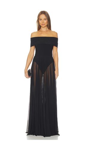 Sleeveless Cowl Neck Combo Flared Gown in . Size M. Also in S, XS - Norma Kamali - Modalova