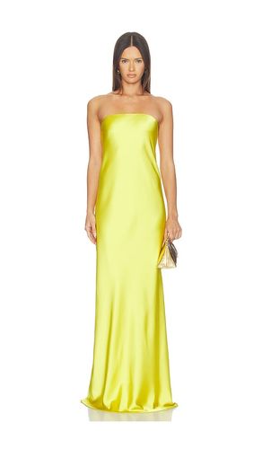 Bias Strapless Gown in Yellow. - size L (also in M, XS) - Norma Kamali - Modalova