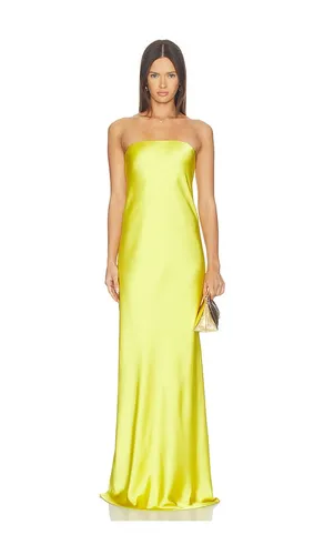 Bias Strapless Gown in Yellow. - size XS (also in S, M, L) - Norma Kamali - Modalova