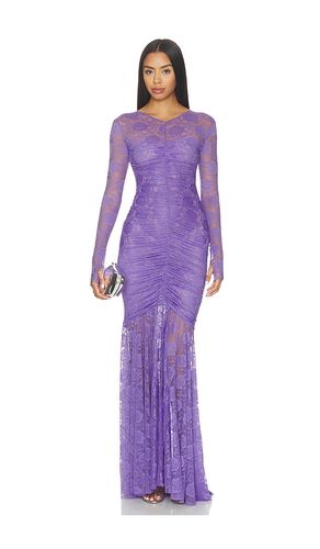 Long Sleeve V Neck Fishtail Gown in . Size M. Also in S, XXS - Norma Kamali - Modalova