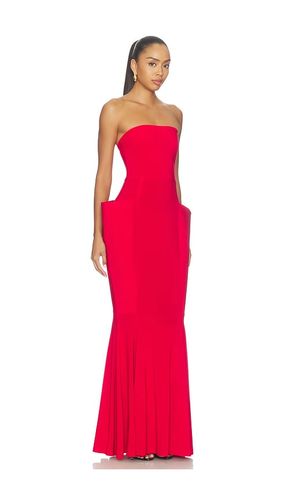 Strapless Wing Fishtail Gown in Red. - size L (also in M, S, XS, XXS) - Norma Kamali - Modalova