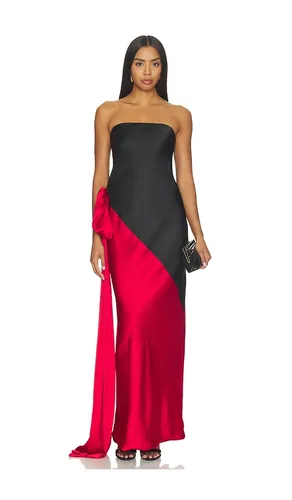 Spliced Bias Strapless Gown With Bow in . Size L. Also in M, S, XS - Norma Kamali - Modalova